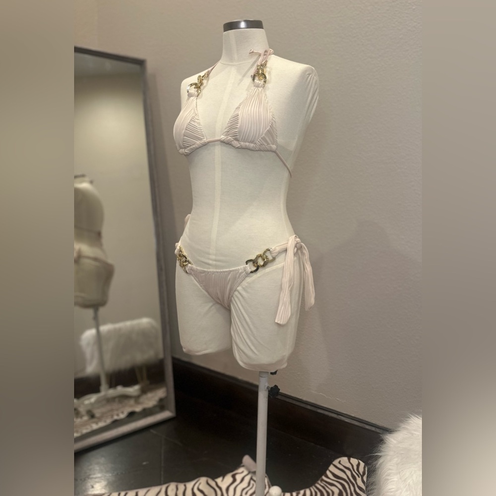 Elegant Cream Bikini Set